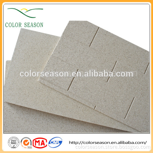 Diatomite and Vermiculite Board as heat insulation for wall in building